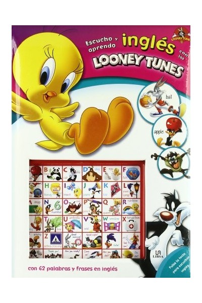 Escucho y aprendo ingles con los Looney Tunes. Con 62 palabras y frases en inglés. Pulsa la tecla para escuchar inglés.